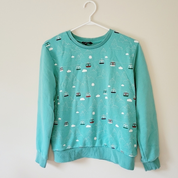 Winter Scene Crew Neck - Picture 2 of 3